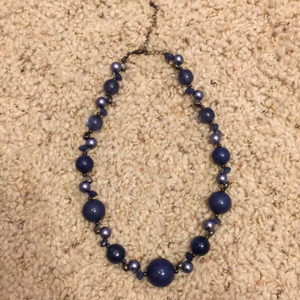 Blue Bubble Necklace